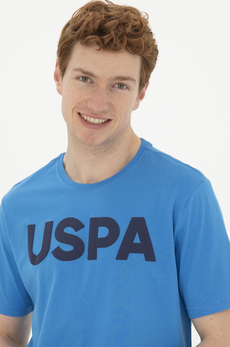 Erkek Regular Fit Bisiklet Yaka Saks Basic Tişört