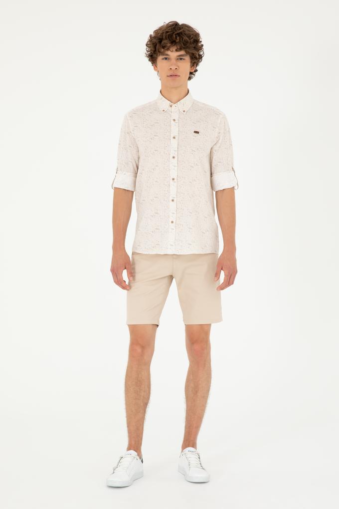 Erkek Taş Dokuma Şort