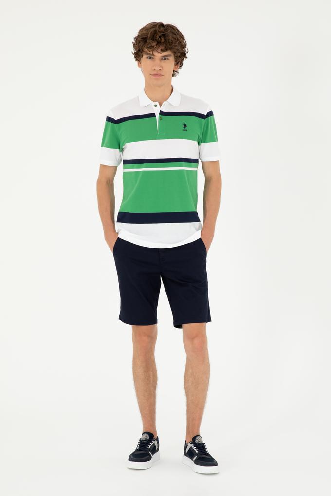 Erkek Lacivert Dokuma Şort