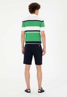 Erkek Lacivert Dokuma Şort - 50283927018