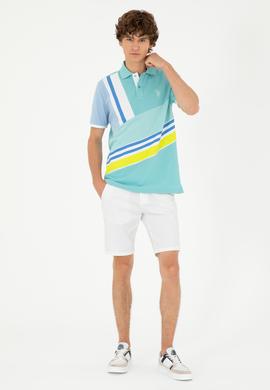 Erkek Beyaz Dokuma Şort - 50283927009