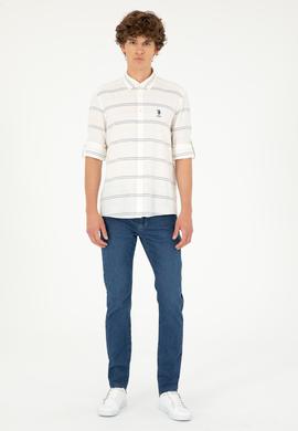 Erkek Lacivert Uzun Kollu Gömlek - 50282822011