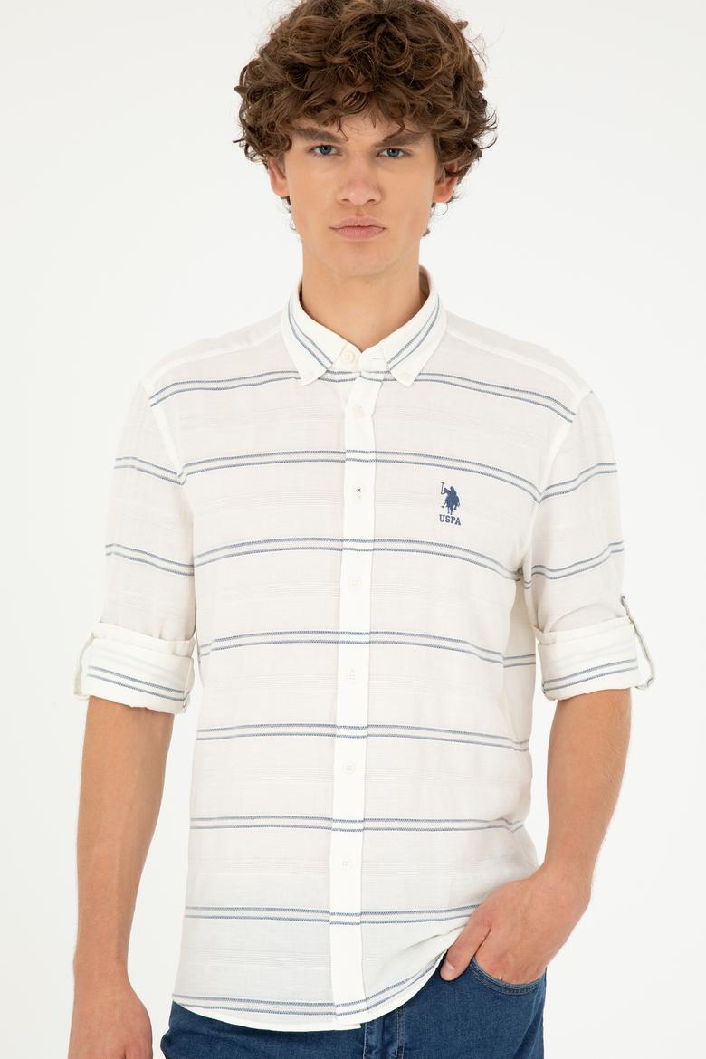 Erkek Lacivert Uzun Kollu Gömlek - 50282822011