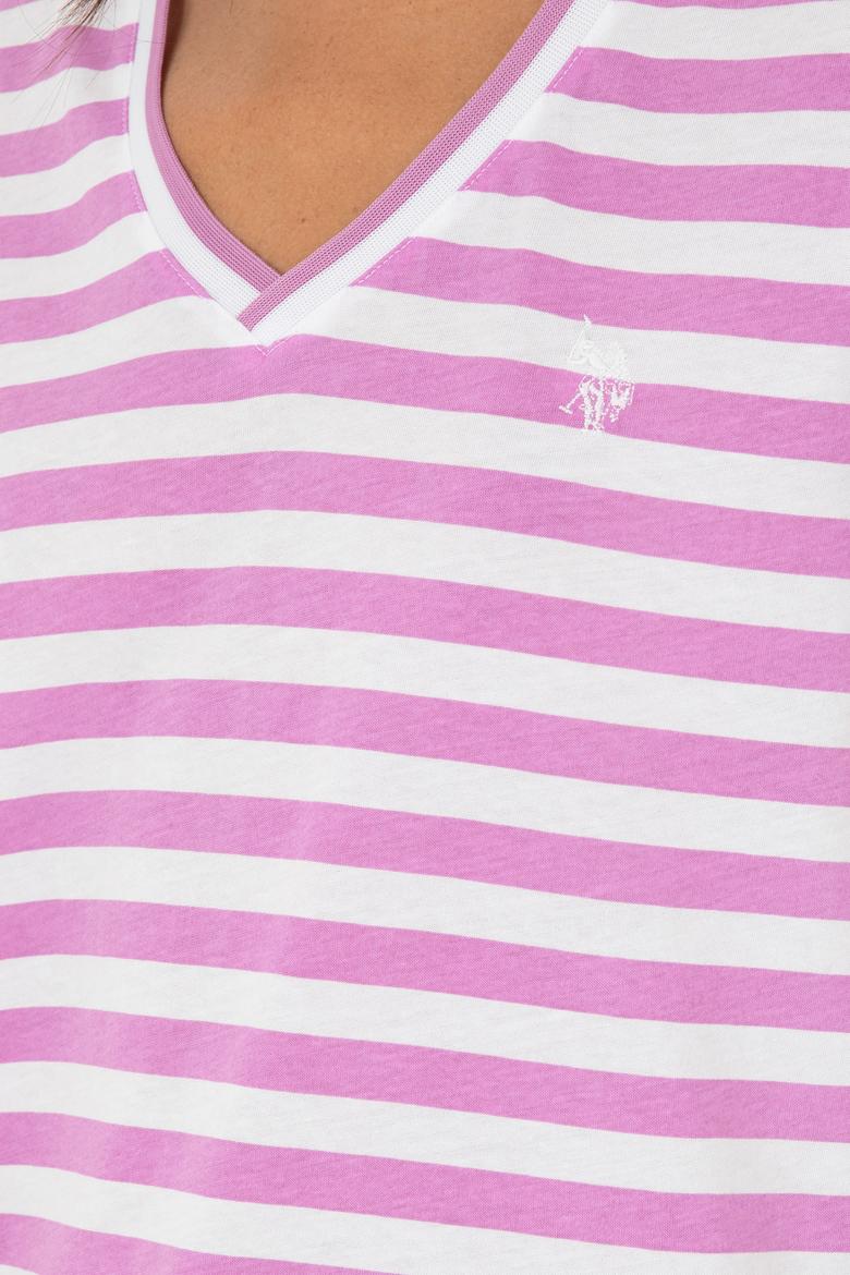 Kadın Menekşe Tişört - 50296151019