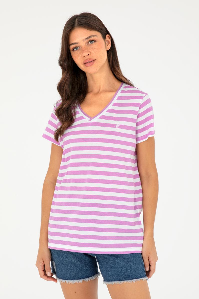 Kadın Menekşe Tişört