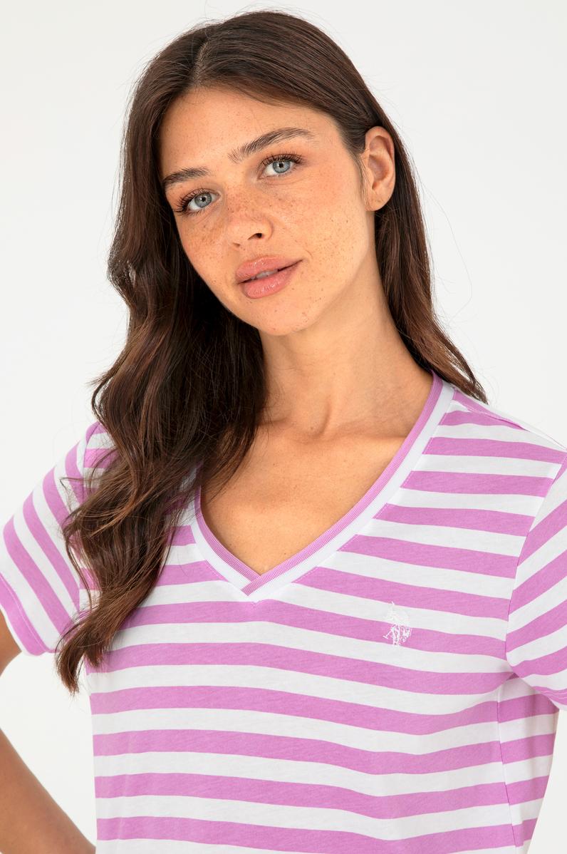 Kadın Menekşe Tişört