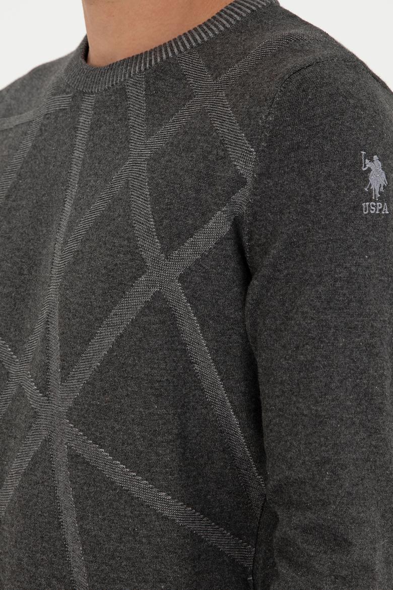 Erkek Antrasit Melanj Kazak - 50292869033