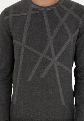 Erkek Antrasit Melanj Kazak - 50292869033