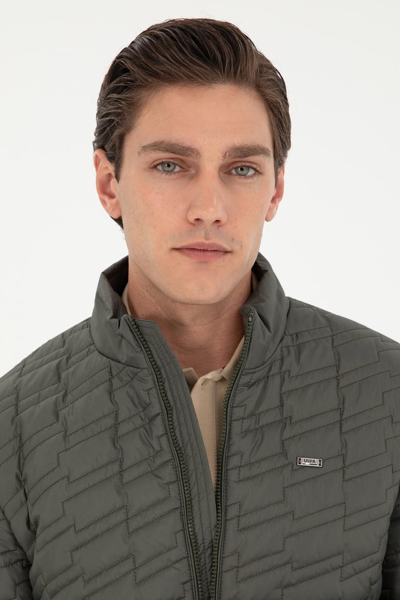 Erkek Koyu Yeşil Mont - 50290790039