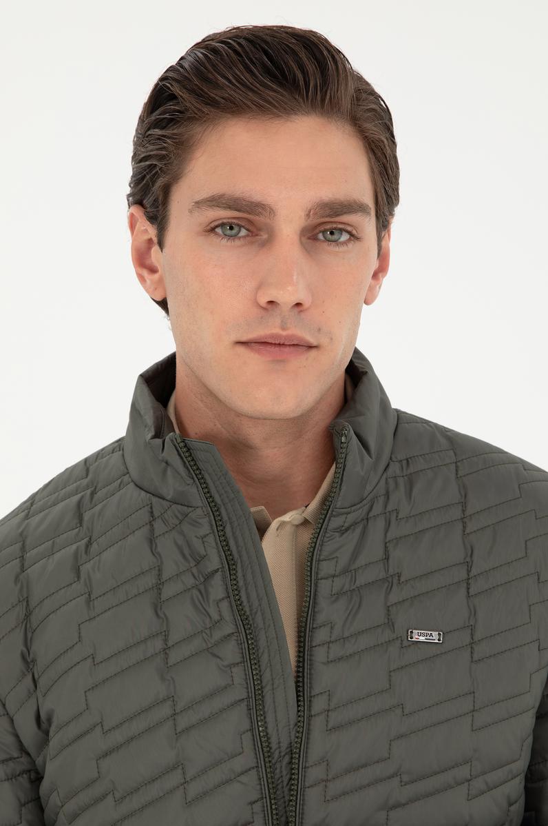 Erkek Koyu Yeşil Mont