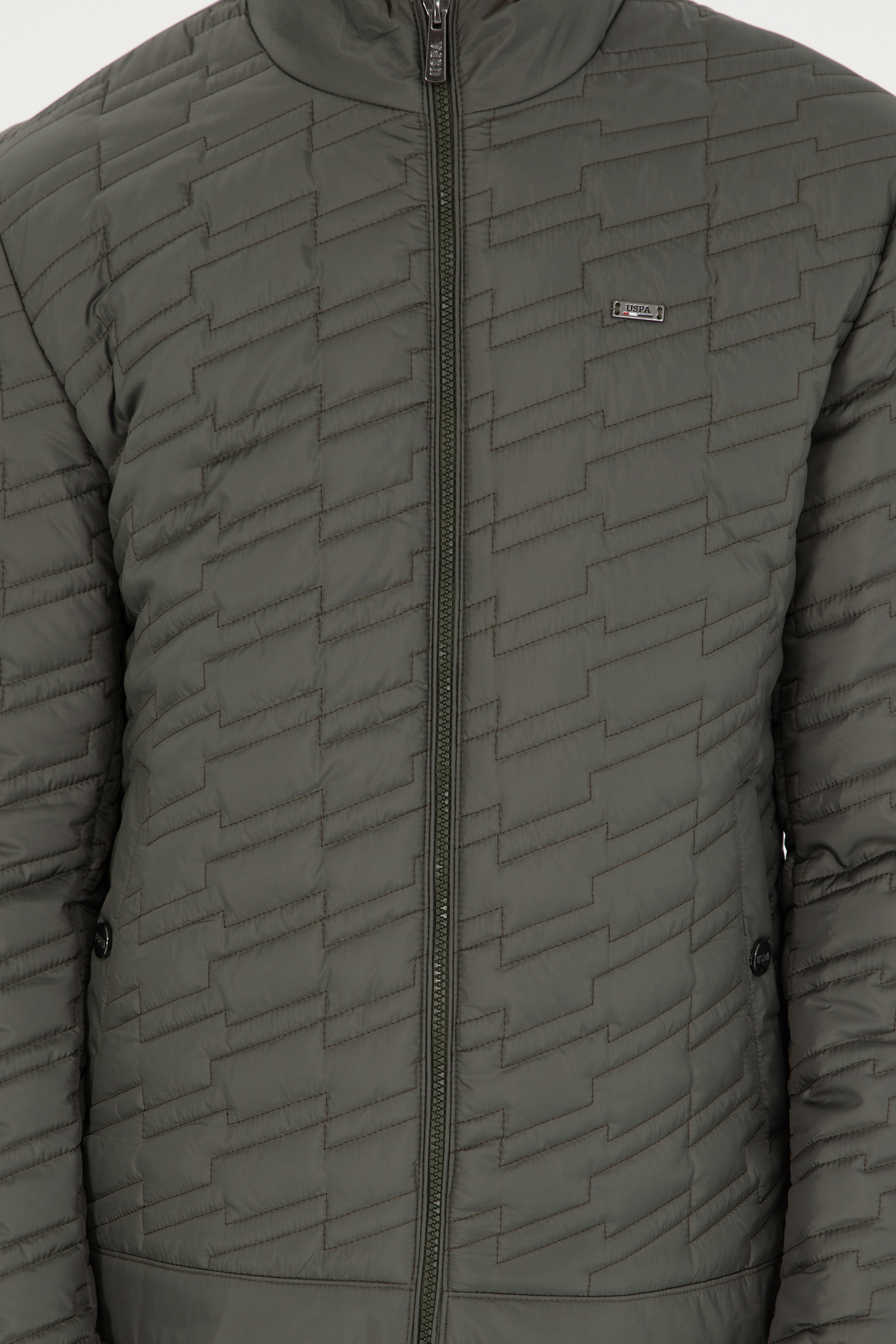 Erkek Koyu Yeşil Mont - Image 6