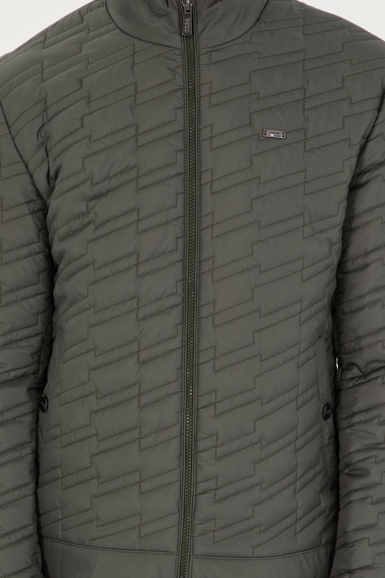 Erkek Koyu Yeşil Mont - 50290790039