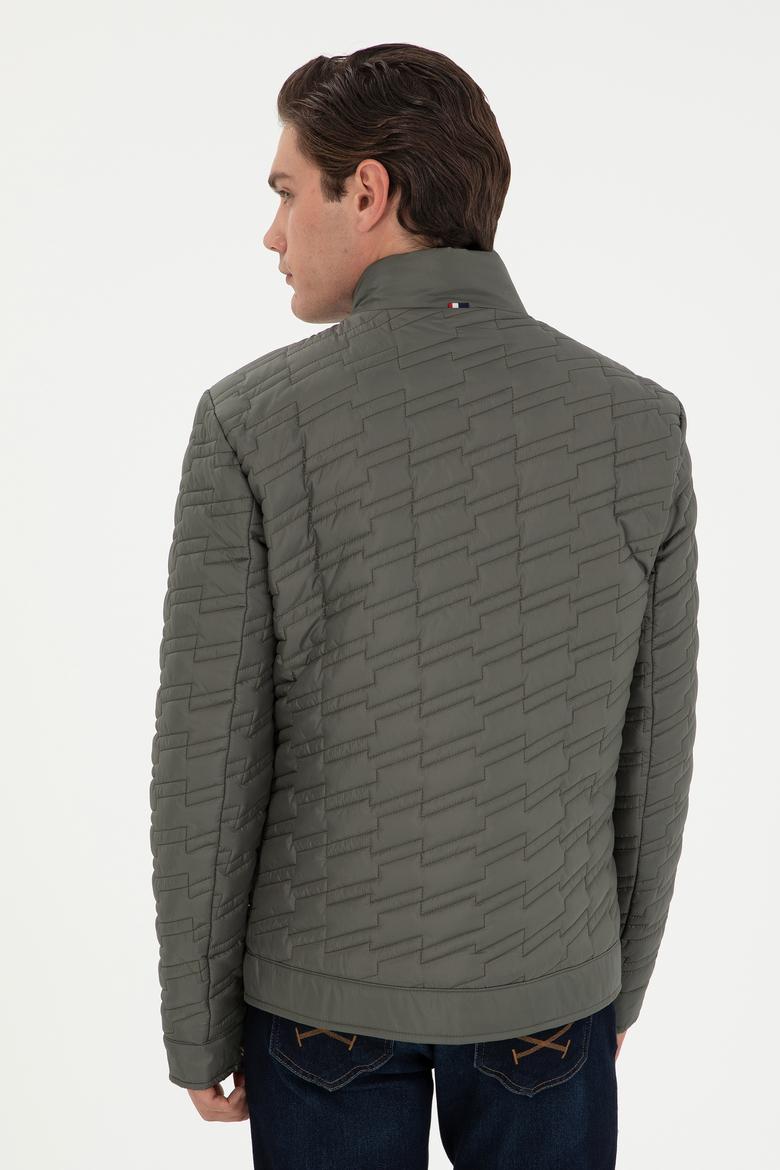 Erkek Koyu Yeşil Mont - 50290790039