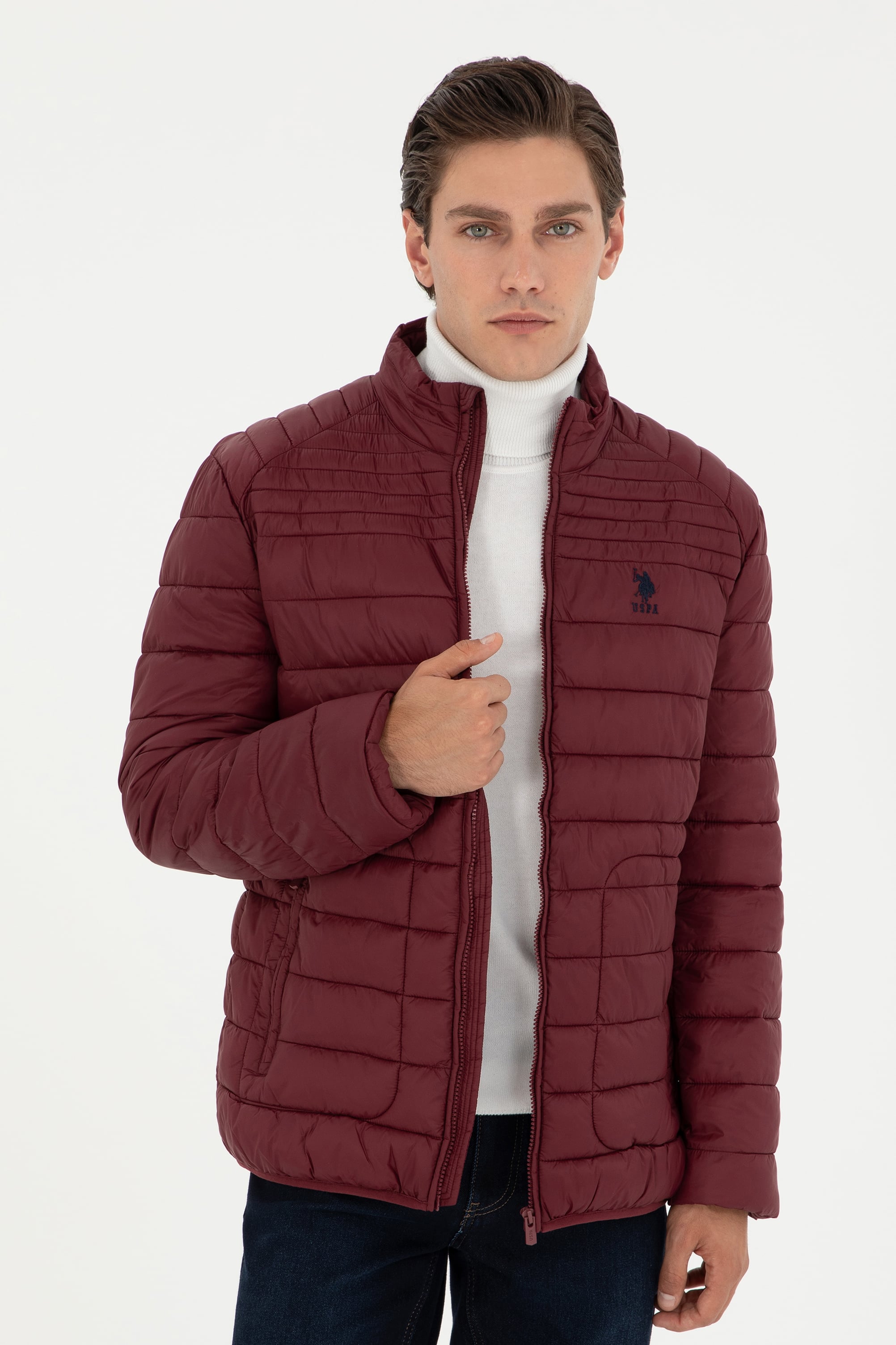 Erkek Bordo Mont - Image 1