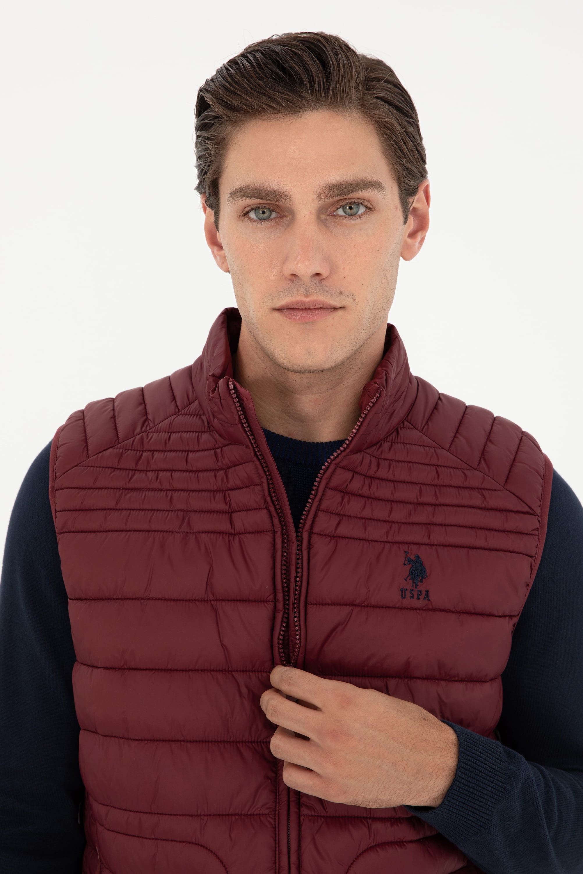 Erkek Bordo Yelek - Image 2