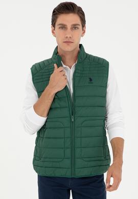 Erkek Koyu Yeşil Yelek