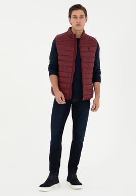 Erkek Bordo Yelek - 50293295110