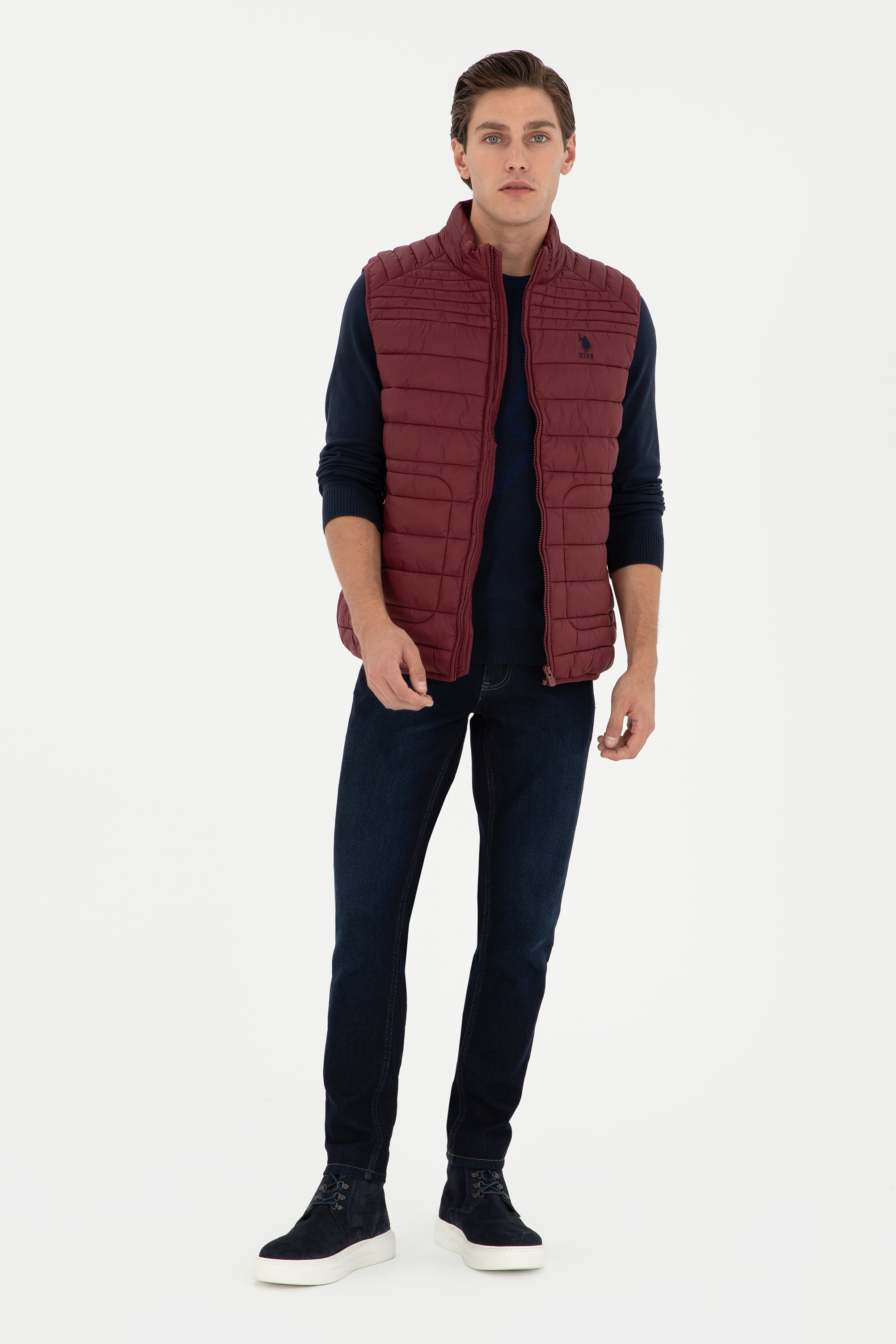 Erkek Bordo Yelek - Image 4