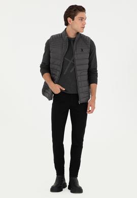 Erkek Antrasit Yelek - 50293295091