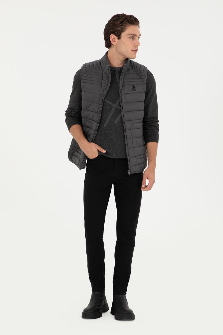 Erkek Antrasit Yelek - 50293295091