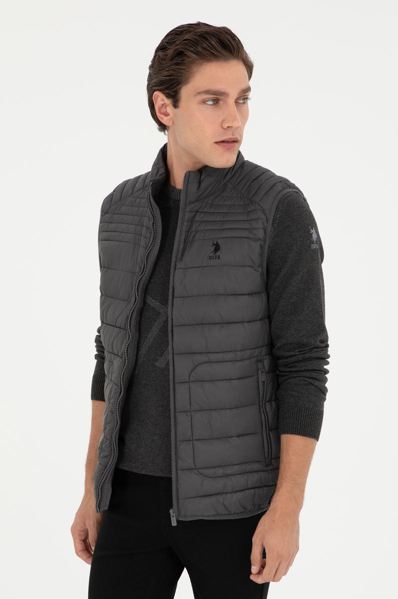 Erkek Antrasit Yelek