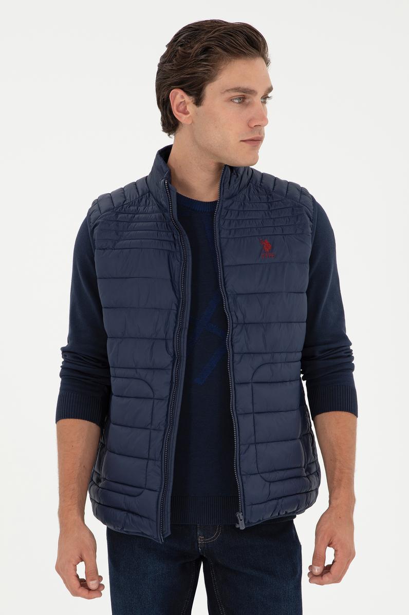 Erkek Lacivert Yelek