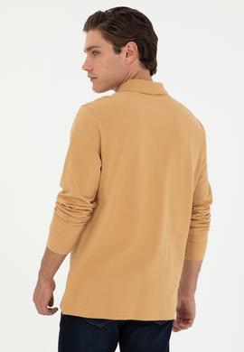 Erkek Camel Basic Sweatshirt - 50295169023
