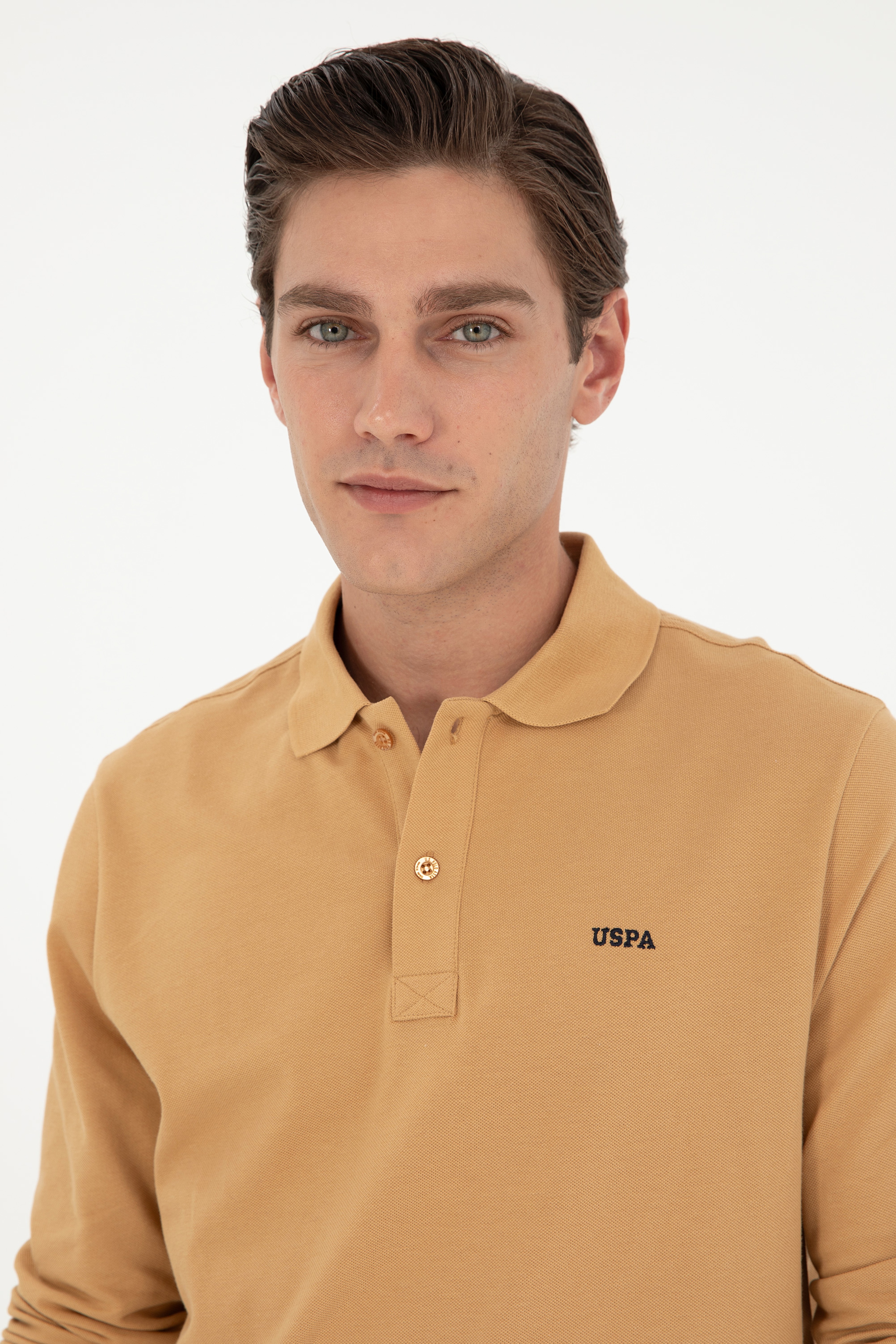 Erkek Camel Basic Sweatshirt - Image 2
