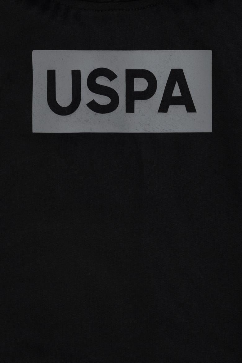 Erkek Çocuk Siyah Kapüşonlu Sweatshirt - 50289125077