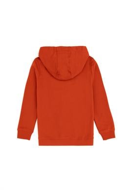 Erkek Çocuk Kiremit Kapüşonlu Sweatshirt - 50289125050