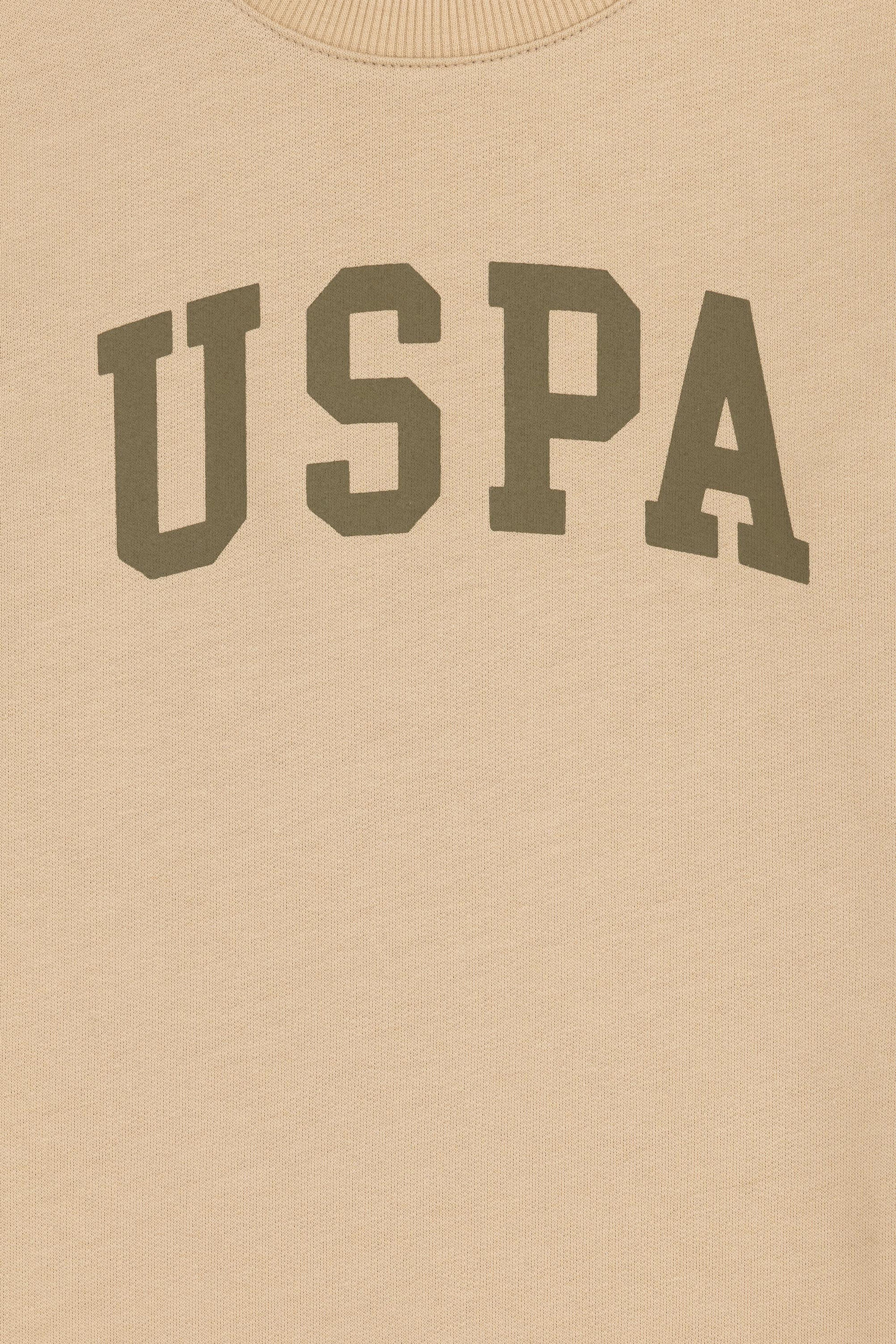 Erkek Çocuk Kum Basic Bisiklet Yaka Sweatshirt
