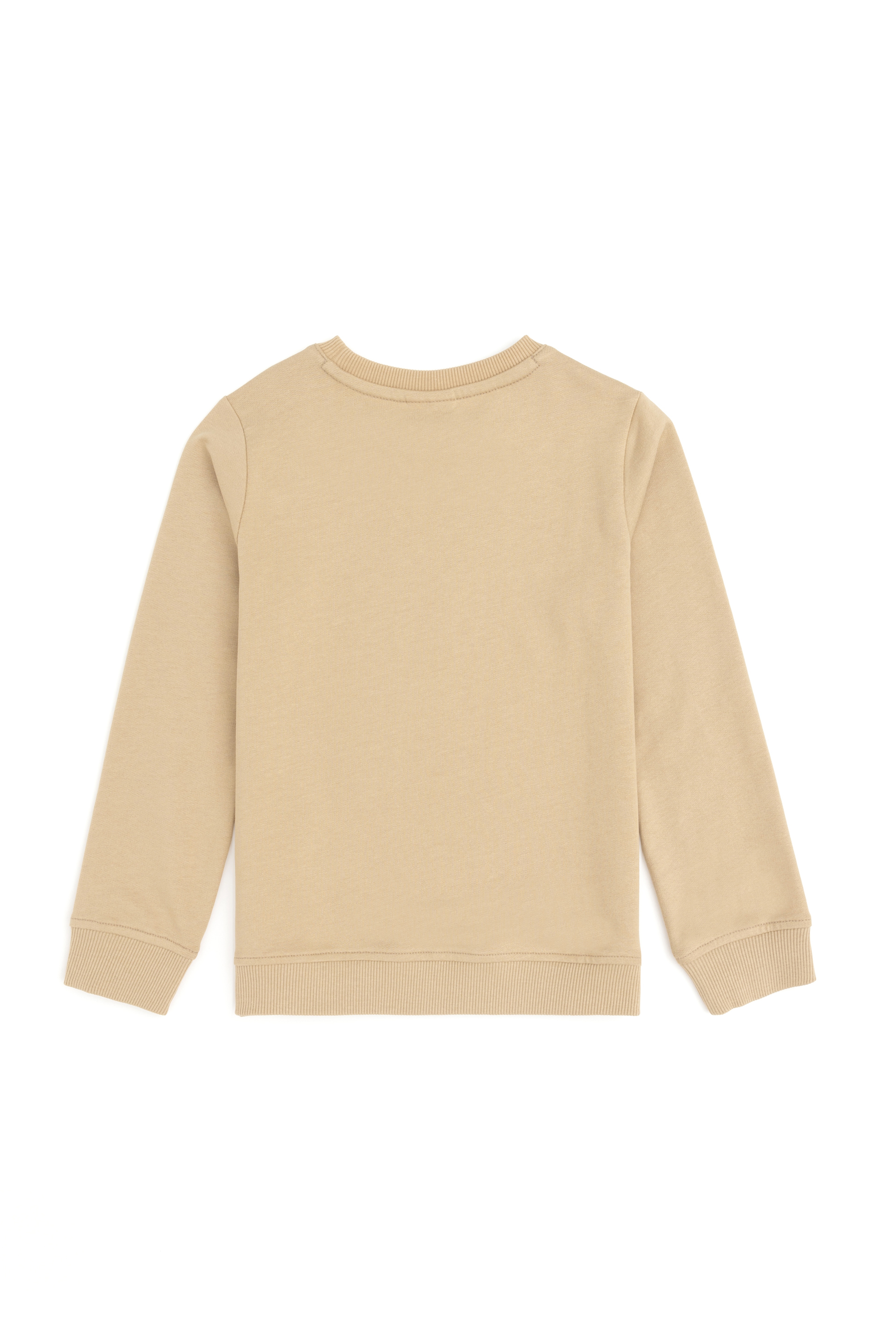 Erkek Çocuk Kum Basic Bisiklet Yaka Sweatshirt