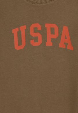 Erkek Çocuk Haki Basic Bisiklet Yaka Sweatshirt - 50293474017