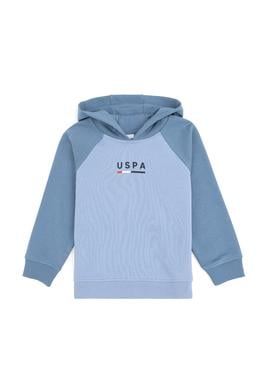 Erkek Çocuk Açık Mavi Kapüşonlu Sweatshirt - 50293495005