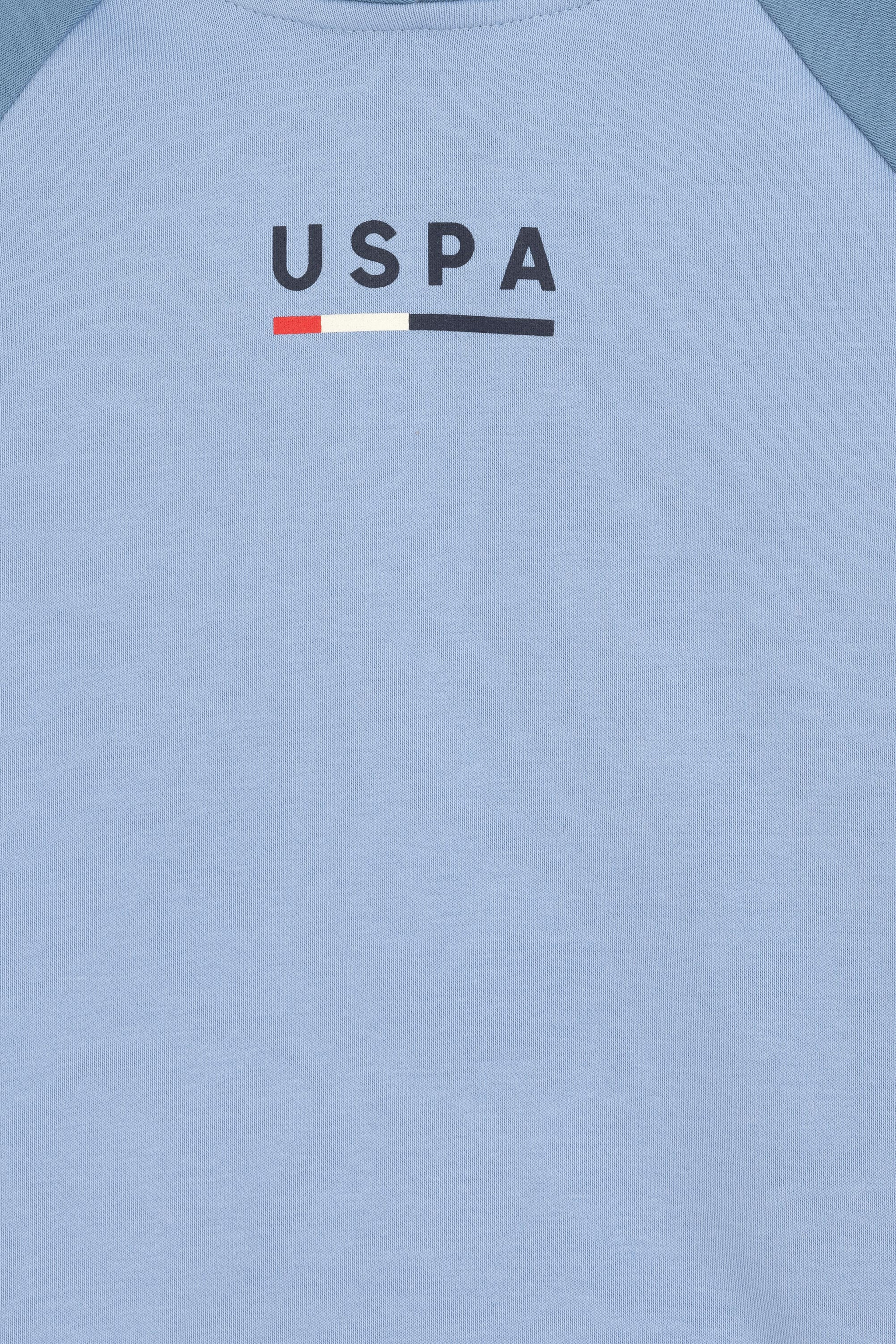 Erkek Çocuk Açık Mavi Kapüşonlu Sweatshirt - Image 5