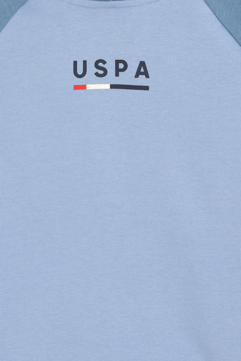 Erkek Çocuk Açık Mavi Kapüşonlu Sweatshirt - 50293495005