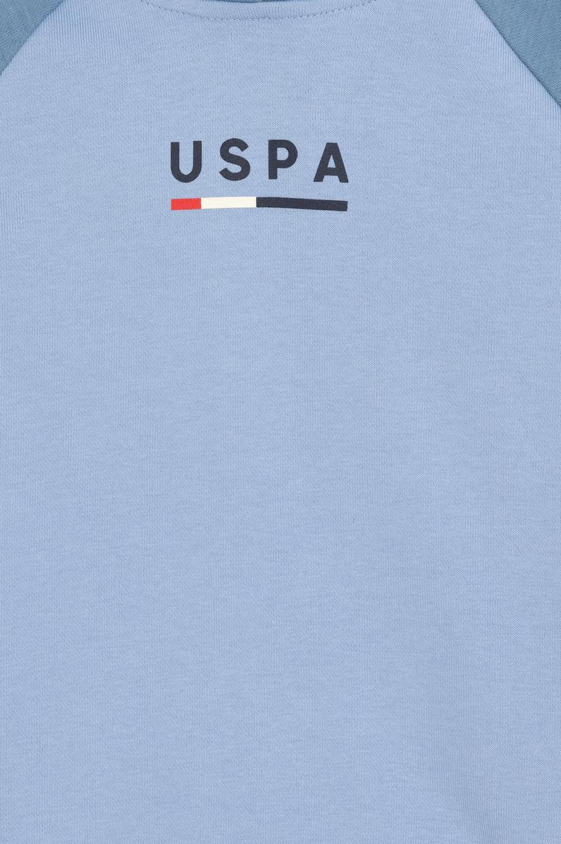 Erkek Çocuk Açık Mavi Kapüşonlu Sweatshirt