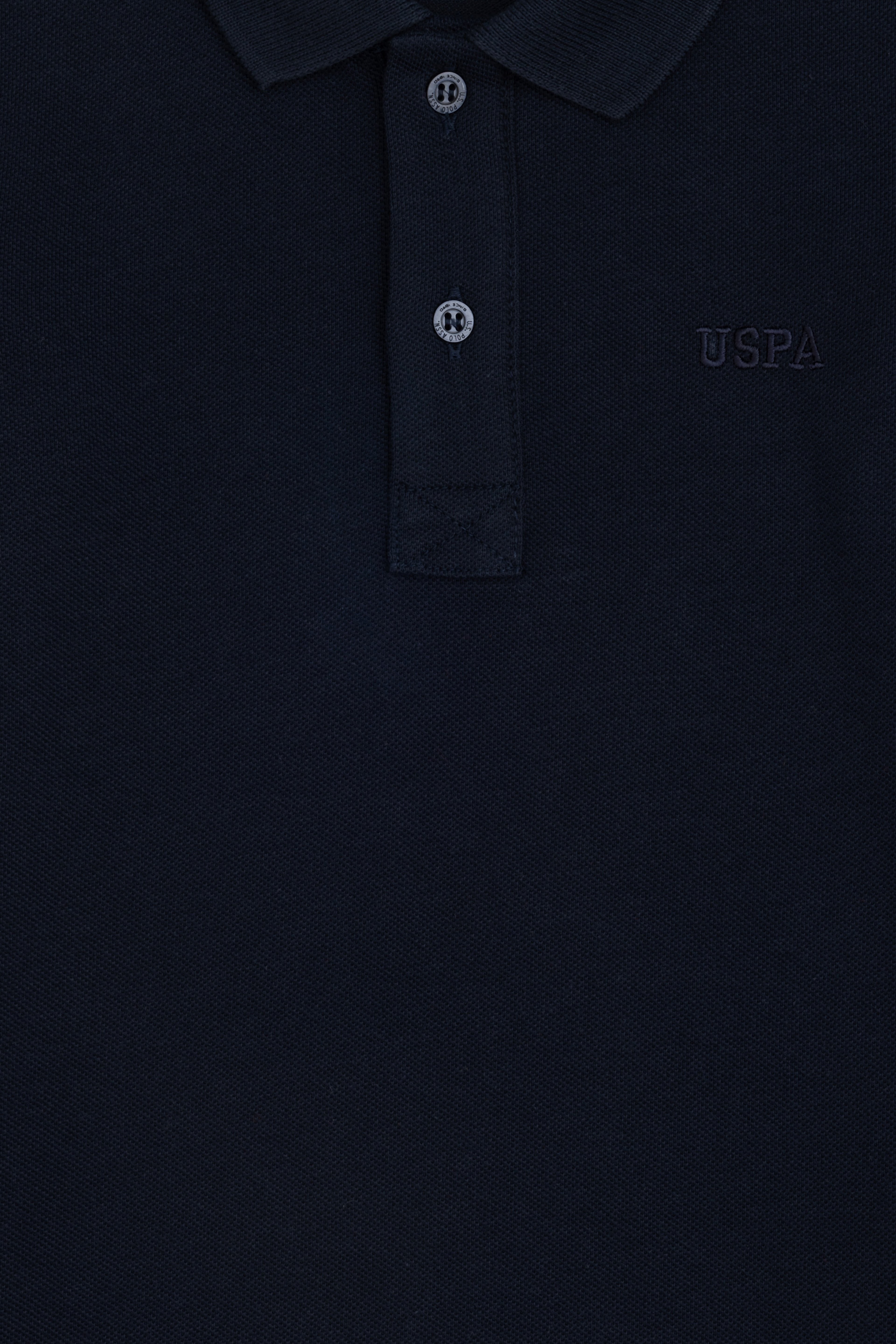 Erkek Çocuk Lacivert Basic Polo Yaka Tişört - Image 3