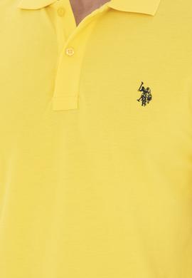 Erkek Sarı Basic Tişört - 50279573212