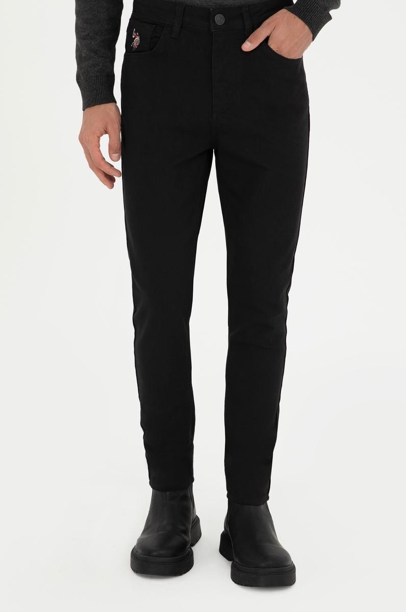 Erkek Siyah Jean Pantolon