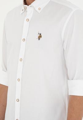 Erkek Beyaz Uzun Kollu Gömlek - 50291795006