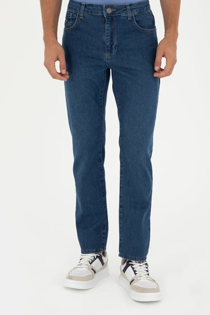 Erkek Mavi Jean Pantolon