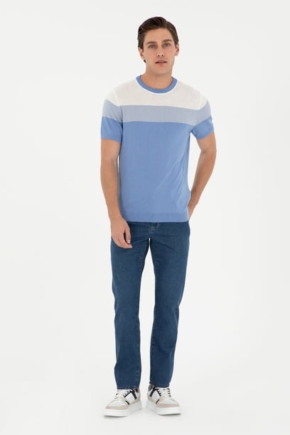 Erkek Mavi Jean Pantolon