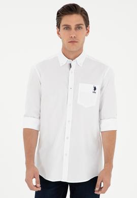 Erkek Beyaz Uzun Kollu Gömlek - 50291237006