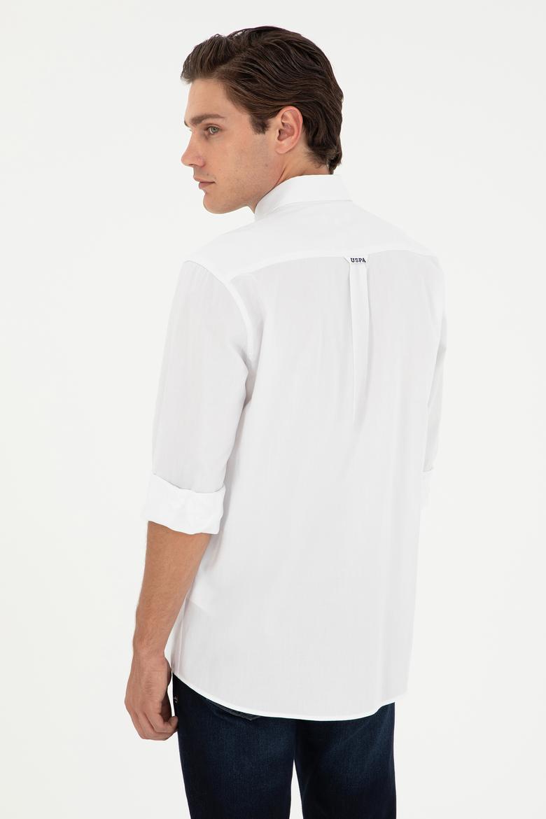 Erkek Beyaz Uzun Kollu Gömlek - 50291237006
