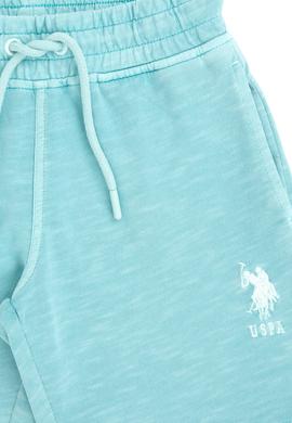 Erkek Çocuk Mint Örme Şort - 50279593020