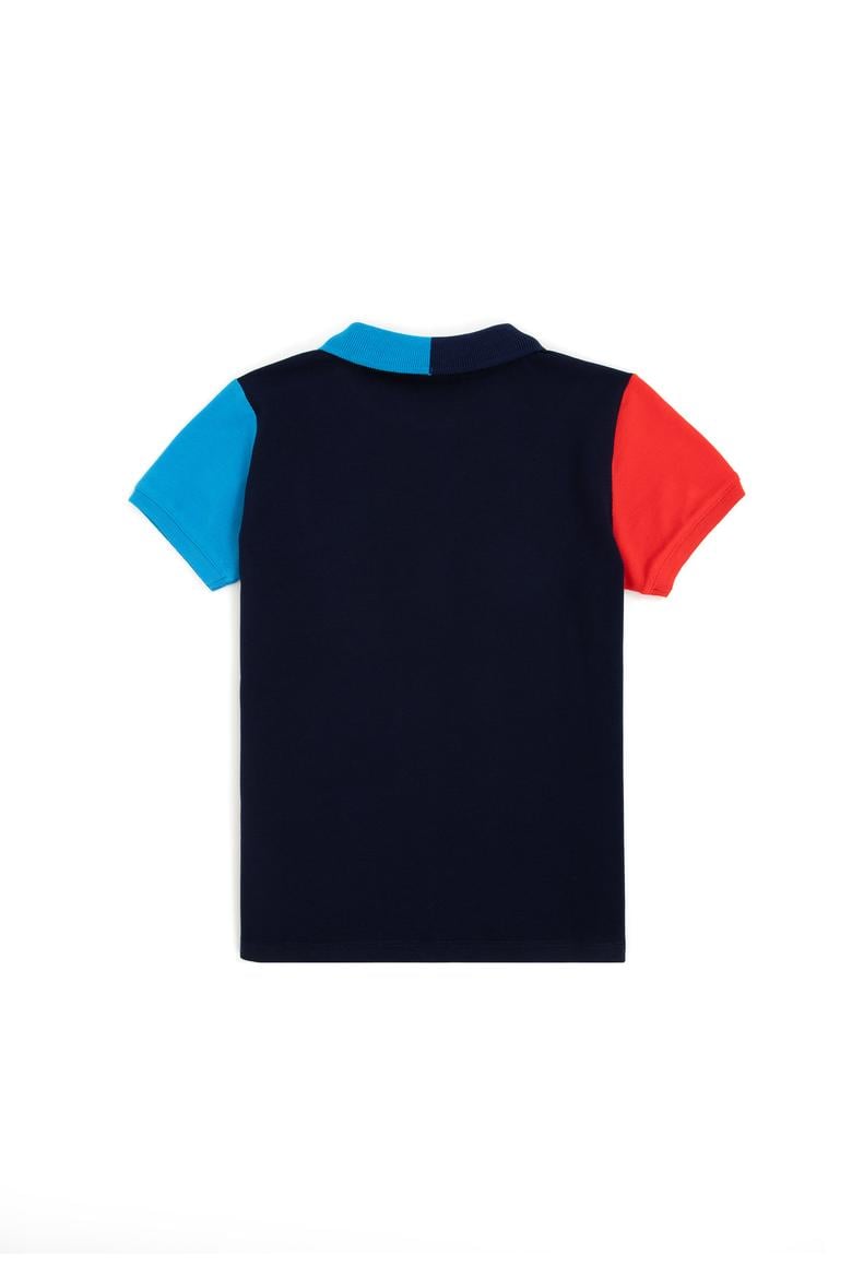 Erkek Çocuk Lacivert Polo Yaka Tişört - 50281558005