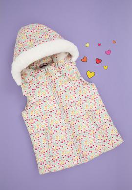 Kız Çocuk Krem Yelek - 50291741006