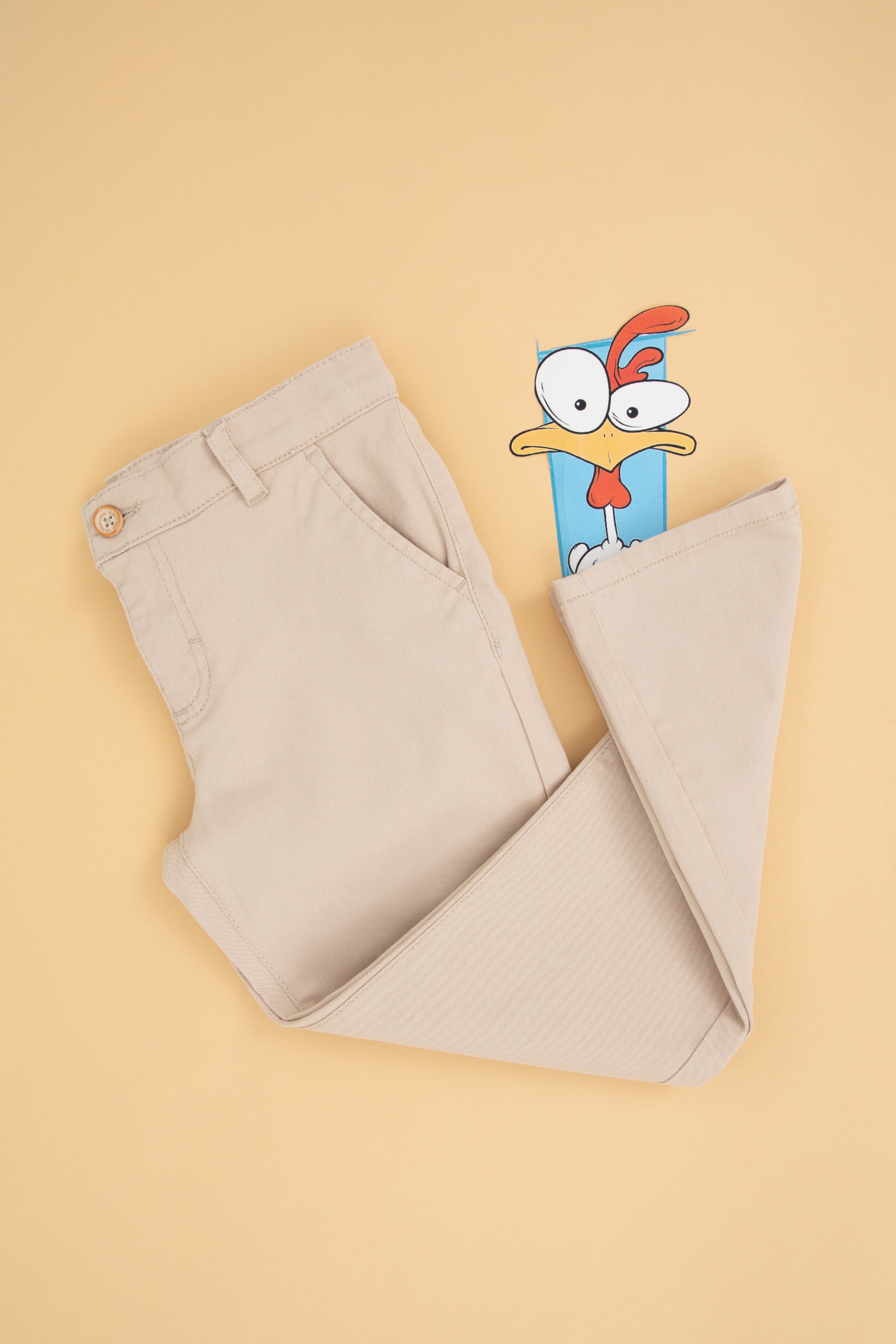 Erkek Çocuk Taş Kanvas Pantolon - Image 1