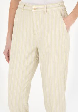 Kadın Fıstık Yeşili Kanvas Pantolon - 50281789017